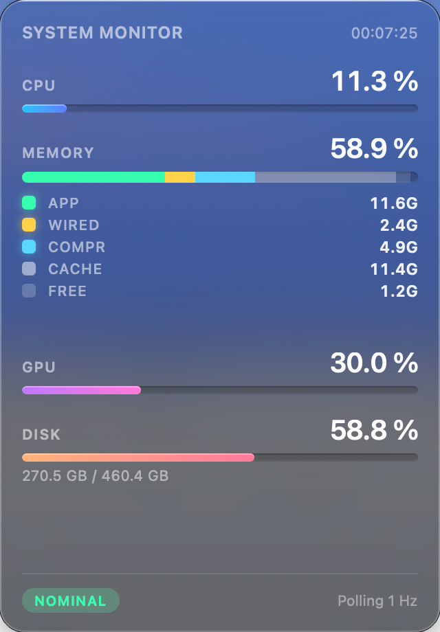 Liquid Glass theme (default)
